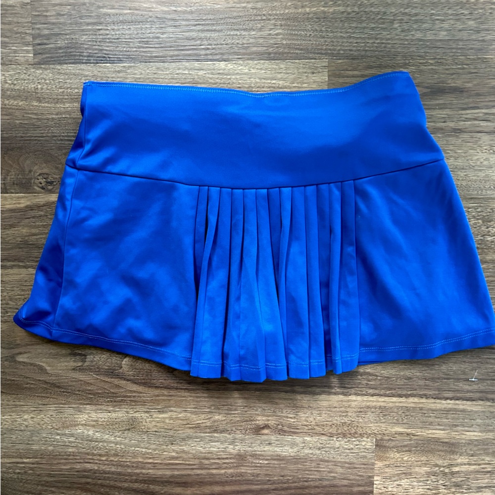 K-SWISS Y2K Pleated Athletic Mini Skirt Shorts Sporty Preppy Tennis Skort Sz S - Picture 7 of 8
